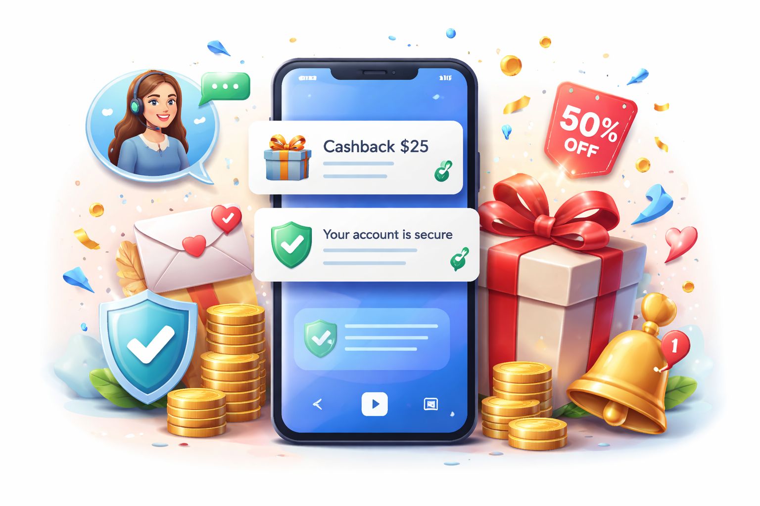 Bonuses, Support, And Important Updates In One Mobile Hub