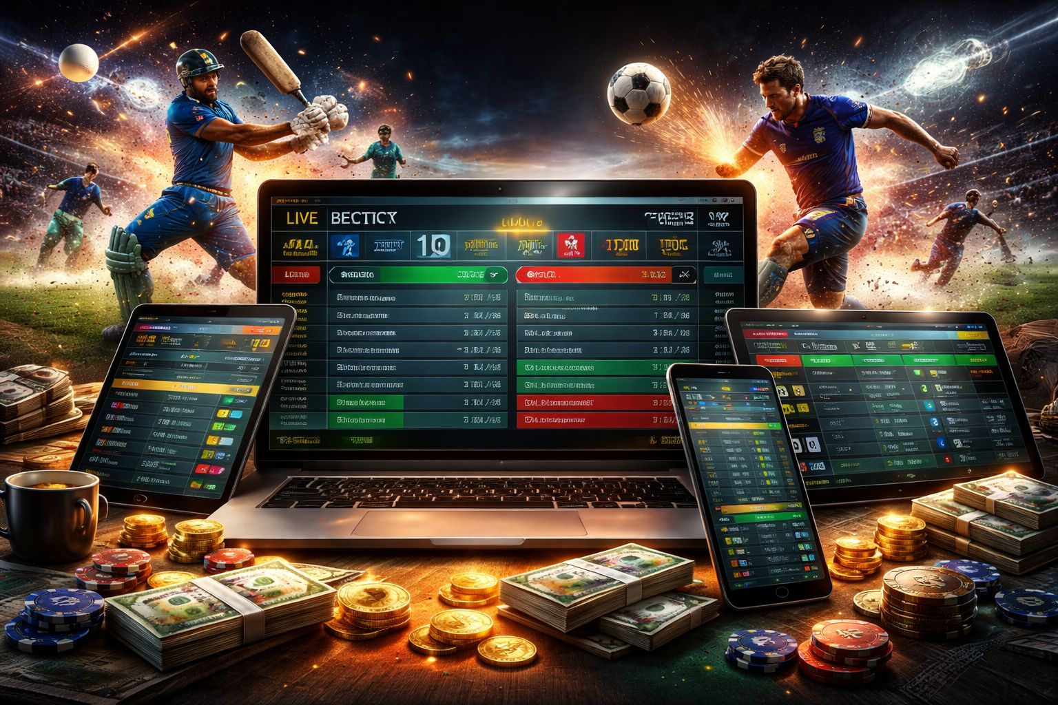 Cricket, Football, And Multi-Sport Bet Options In One Place